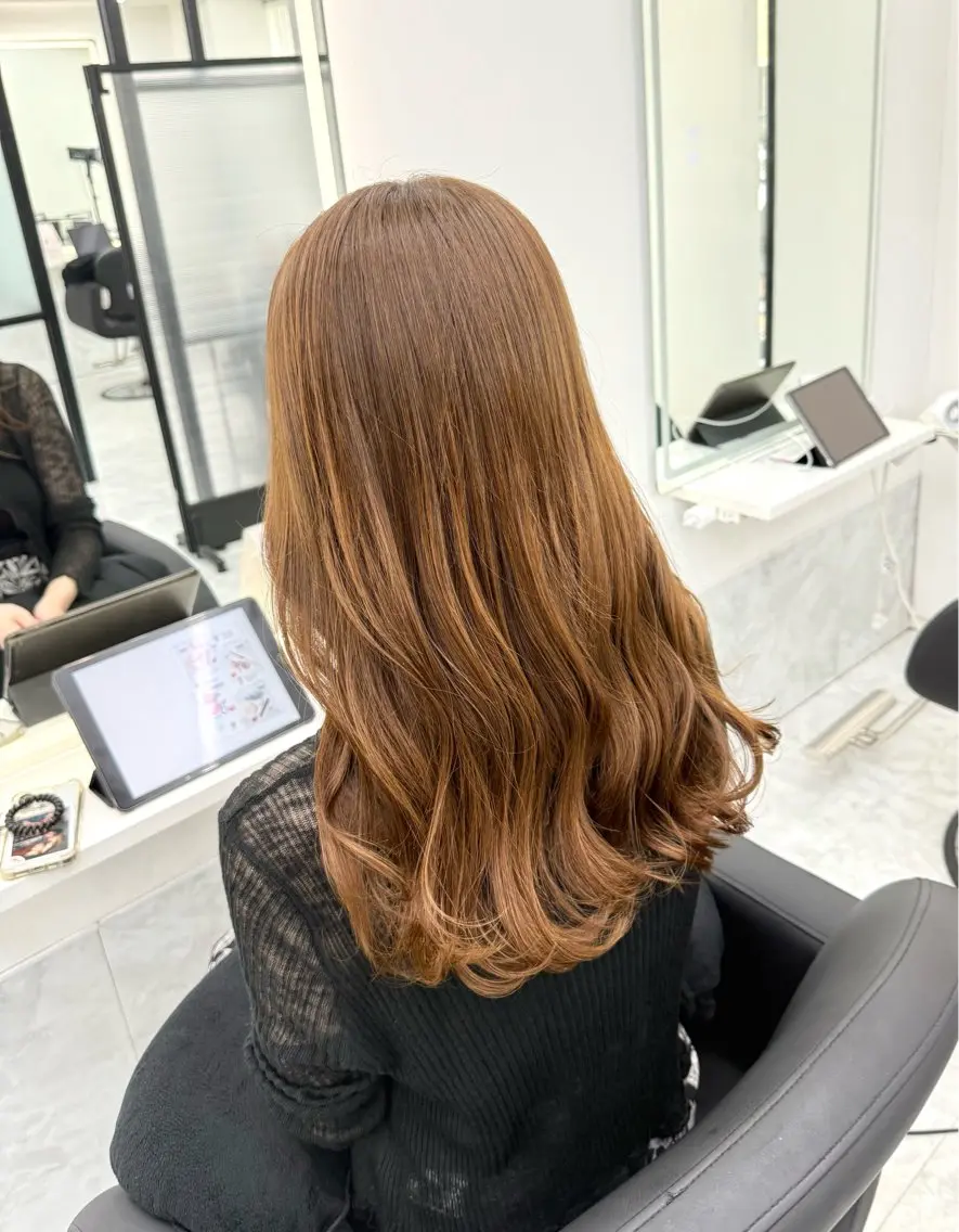 セミロング カット トリートメント miku 🍑髪質改善サロンのヘアスタイル