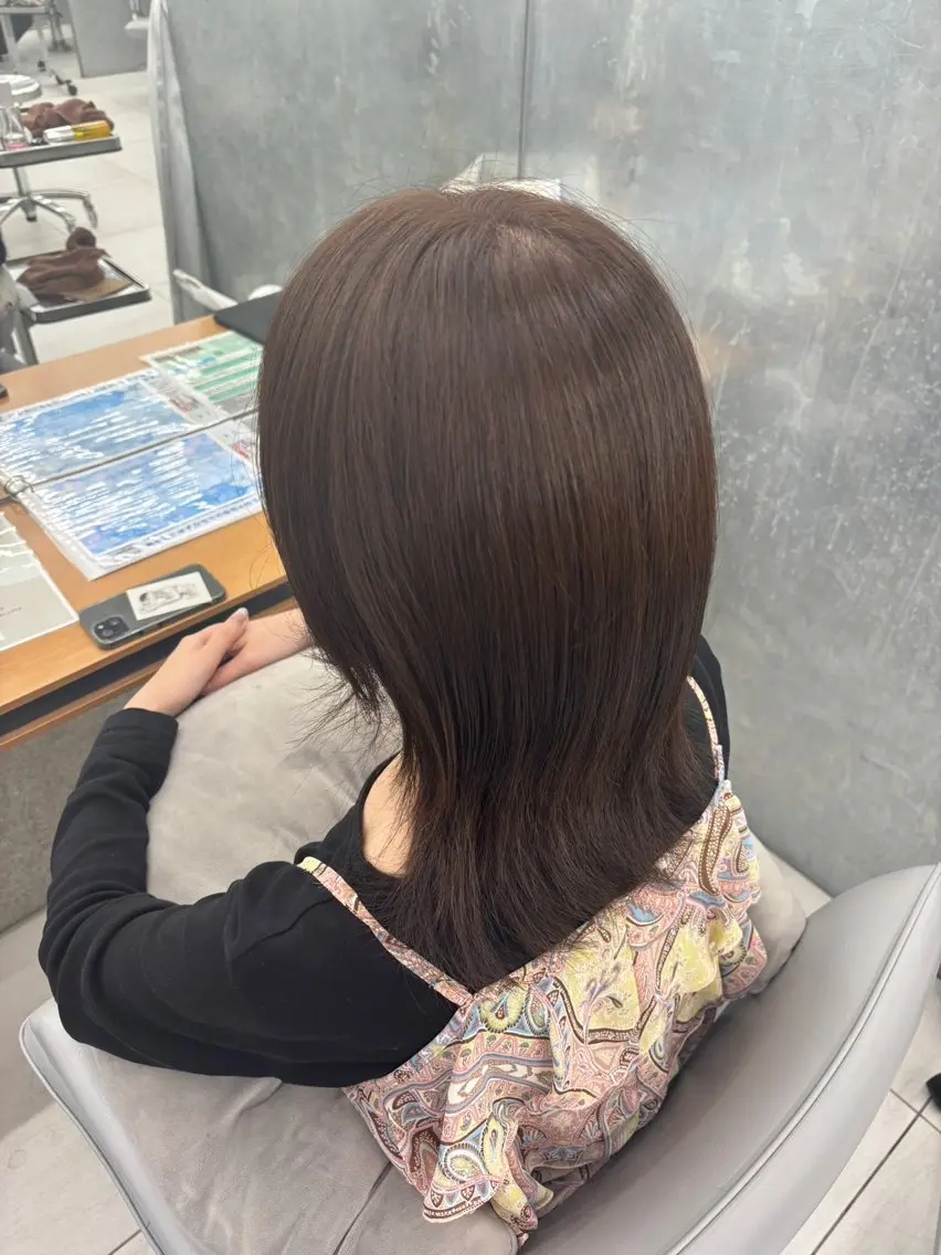 ミディアム 🍒BASSA池袋 🍋momo🍒のヘアスタイル