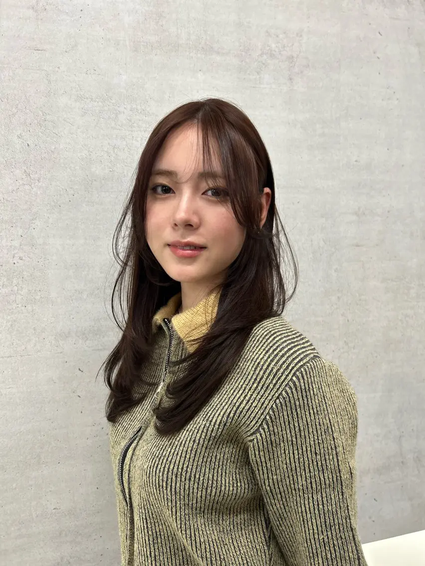 ロング レイヤーカット ロング nina🤎/ 似合わせカットのヘアスタイル