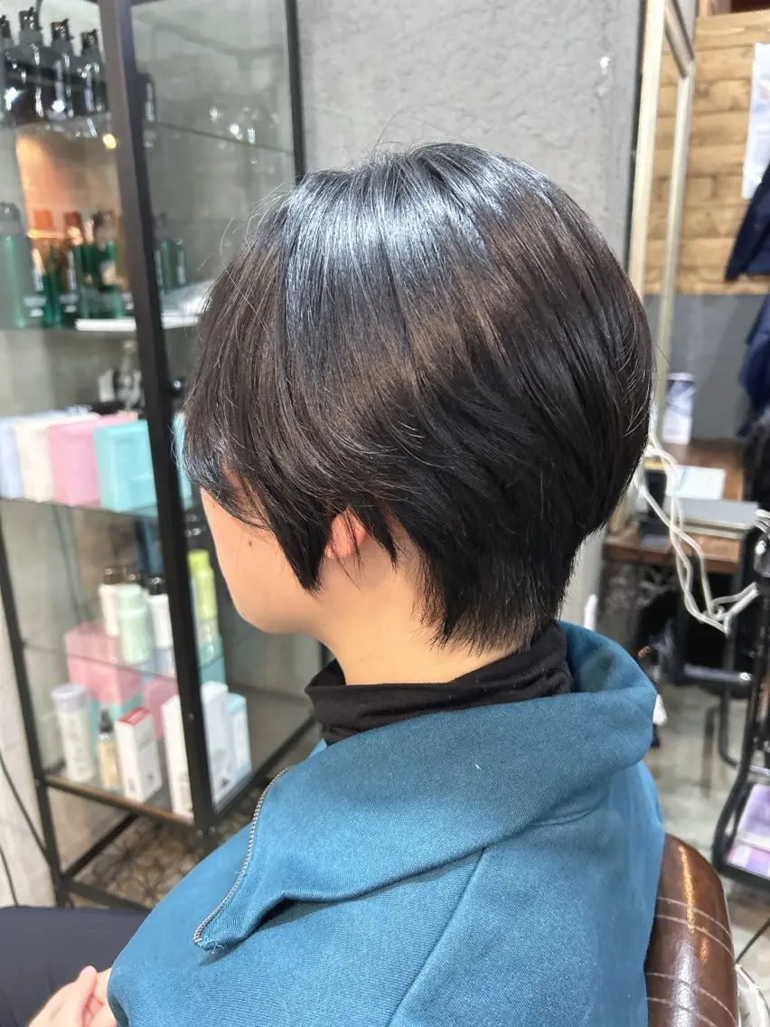 ショート ショートボブ ボブ ショートヘア カット 桜田 修未のヘアスタイル