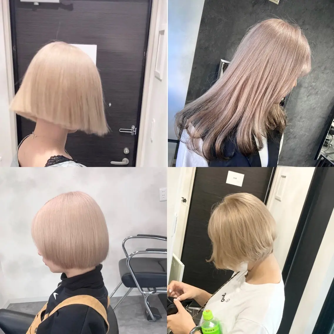ケアブリーチダブルカラー+カットの写真