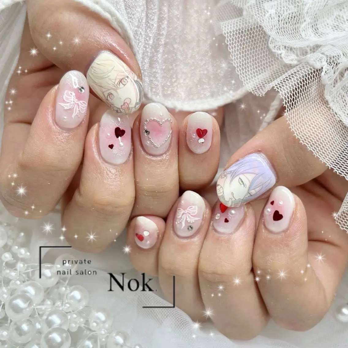 ネイル ハンドネイル 池袋痛ネイル Nok. 渡辺のネイルデザイン