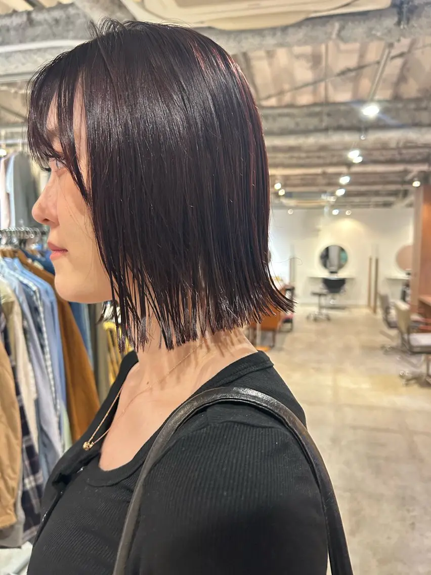 【✂️人気NO.2✂️】似合わせカット+透明感カラー+質感再生トリートメントの写真