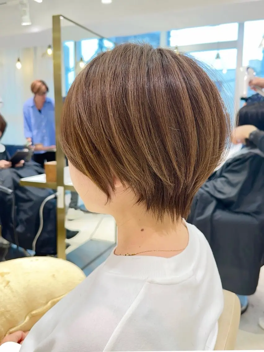 ショート 🌼アユム/レイヤー ハッシュカット🌼のヘアスタイル