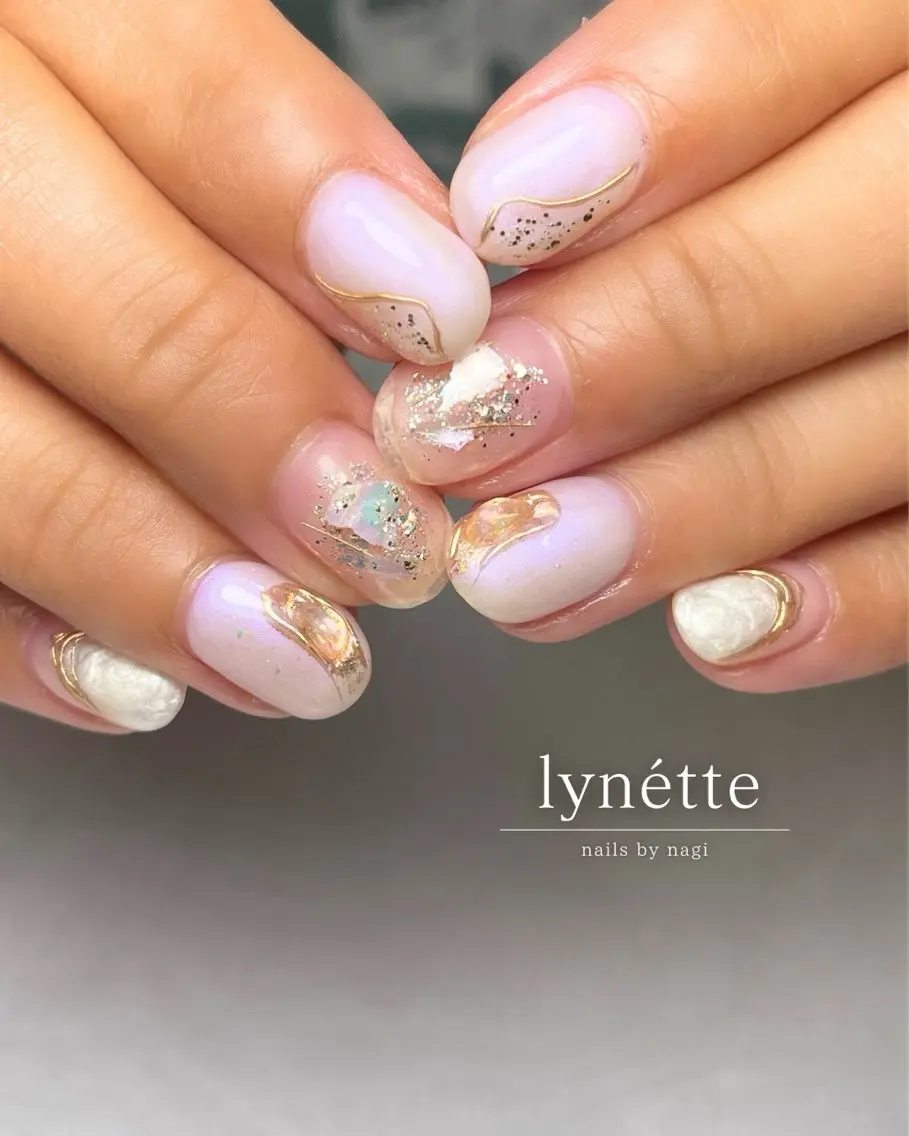 ネイル 夏ネイル lynétte 那覇ネイルサロンのネイルデザイン