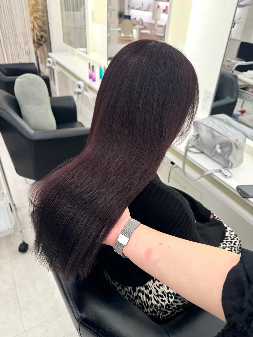ロング カラー カット ヘアカラー NANO/ ブリーチ×レイヤーのヘアスタイル