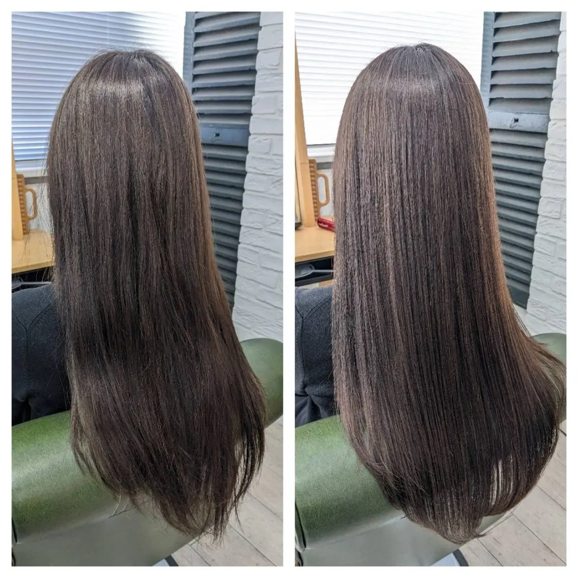 ロング ラベンダーベージュ Palacchi Shinoのヘアスタイル
