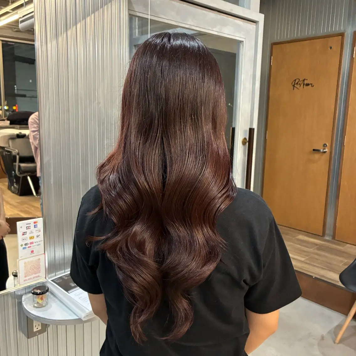 ロング カラー ブラウンカラー ピンクカラー ピンクブラウン ロング ヘアカラー トリートメント ⭐️フウタ⭐️/郡山 /透明感カラーのヘアスタイル