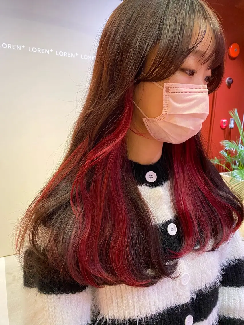 【🪅トレンドNo.1🪅】インナーカラー+似合わせカット+トリートメント(ボブ、ショートNG×)の写真