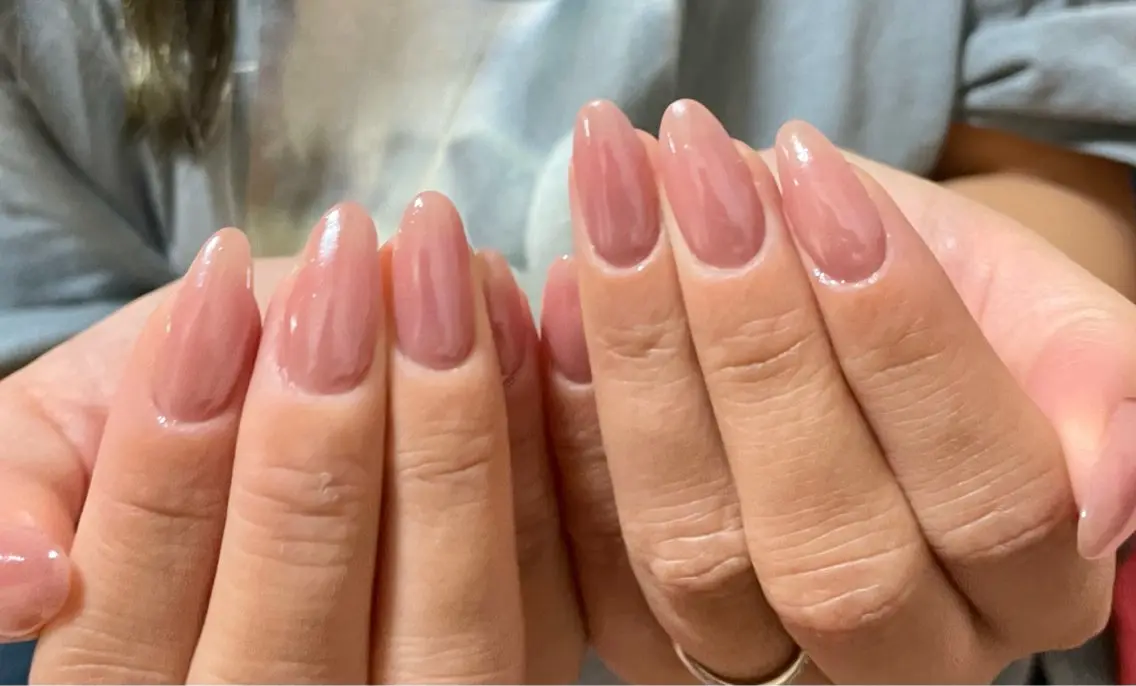 ネイル ワンカラーネイル シンプルネイル ハンドネイル nail salon HIRUKANAのネイルデザイン
