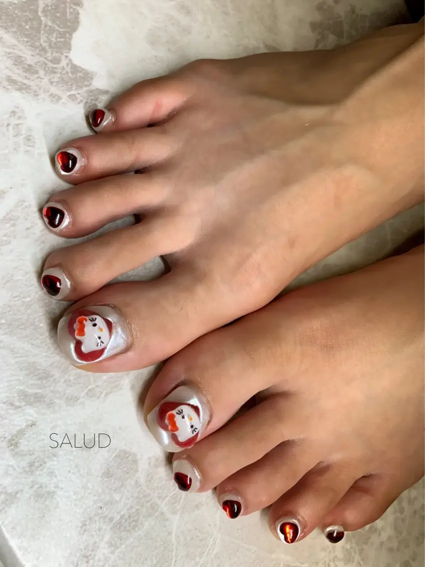 ネイル フットネイル Nail Salon SALUDのネイルデザイン