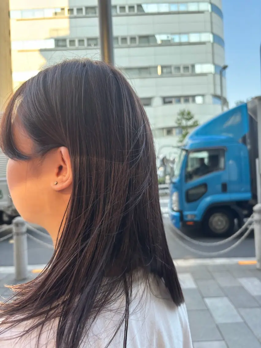 ミディアム カラー 🐰K+Plus🐰 まゆ🐰のヘアスタイル
