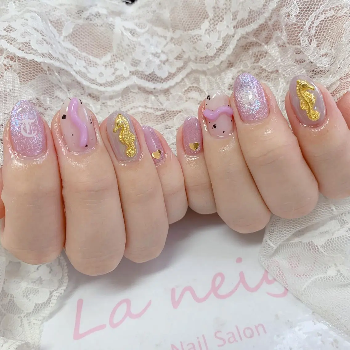 ネイル ハンドネイル La neige* yuki 🐩🌙のネイルデザイン