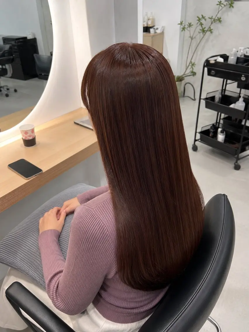 ロング ヘアカラー kyamyi キャミーのヘアスタイル