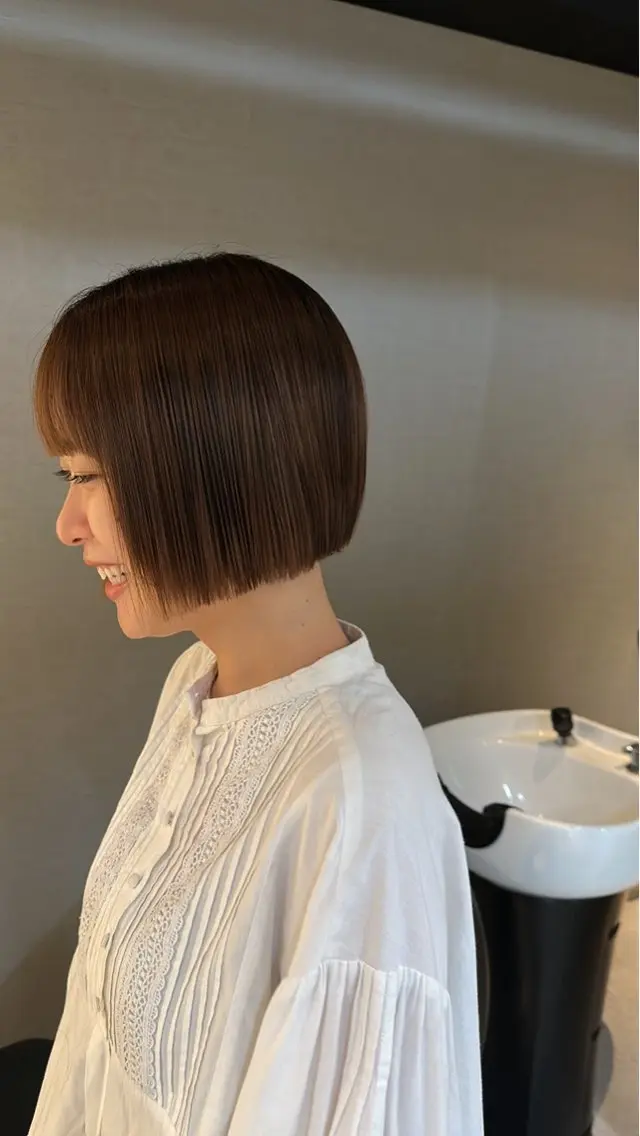 ミディアム ボブ レイヤー honoka🌀のヘアスタイル