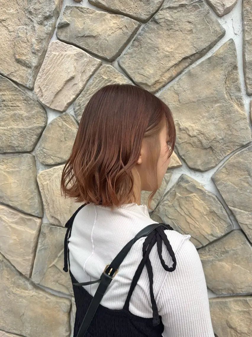 ミディアム カラー 大西 未来のヘアスタイル