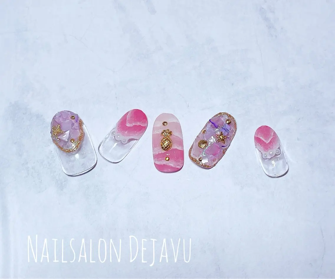 ネイル ハンドネイル Nail salon Dejavu 🌿のネイルデザイン