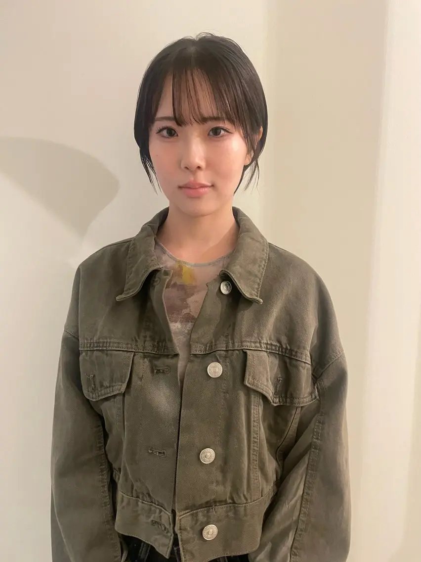 ショート カラー 似合わせカット ショートヘア カット ヘアカラー 渋谷 留菜のヘアスタイル