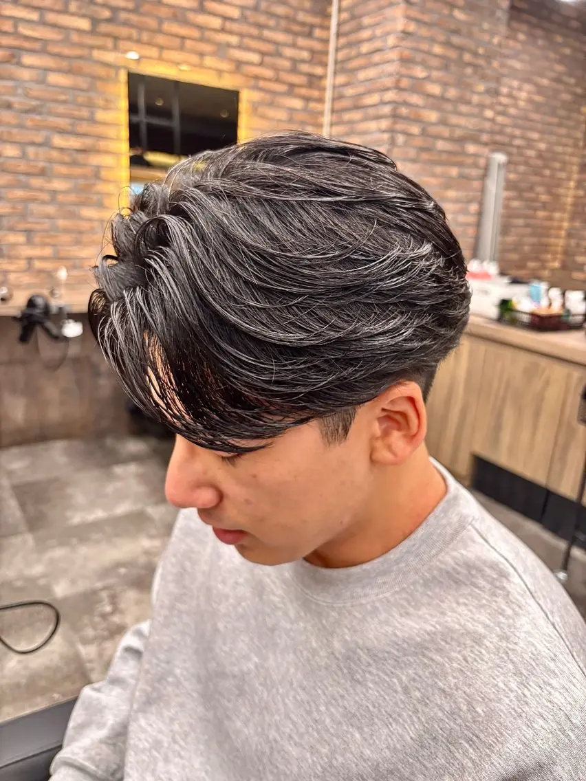 メンズ カット パーマ 🪽直毛男子の救世主 🪽フェザーパーマのヘアスタイル