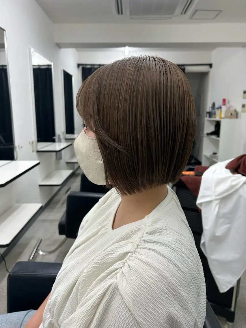 ショート ボブ 堀川 咲のマツエク・マツパデザイン