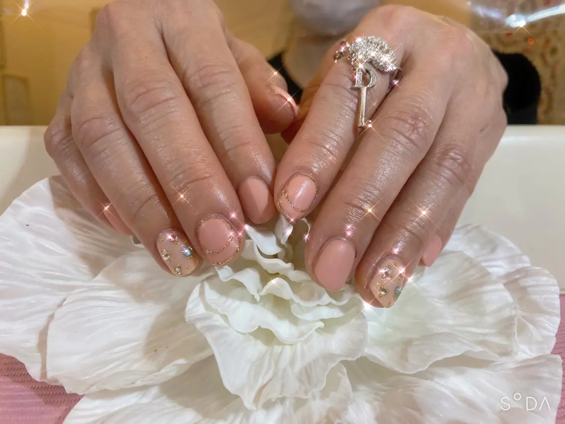 ネイル フレンチネイル マットネイル ♢ME2ROOM♢ #巻き爪#リラクのネイルデザイン