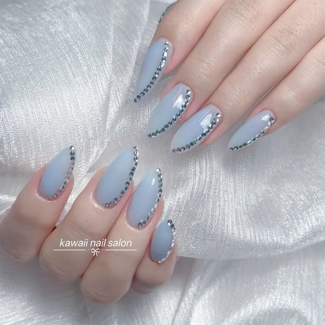 ネイル チークネイル ドット フットネイル フレンチネイル 韓国ネイル Kawaii _Nailのネイルデザイン