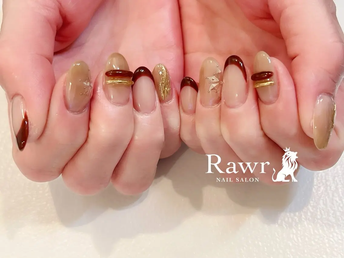 ネイル ハンドネイル Rawr / saoriのネイルデザイン