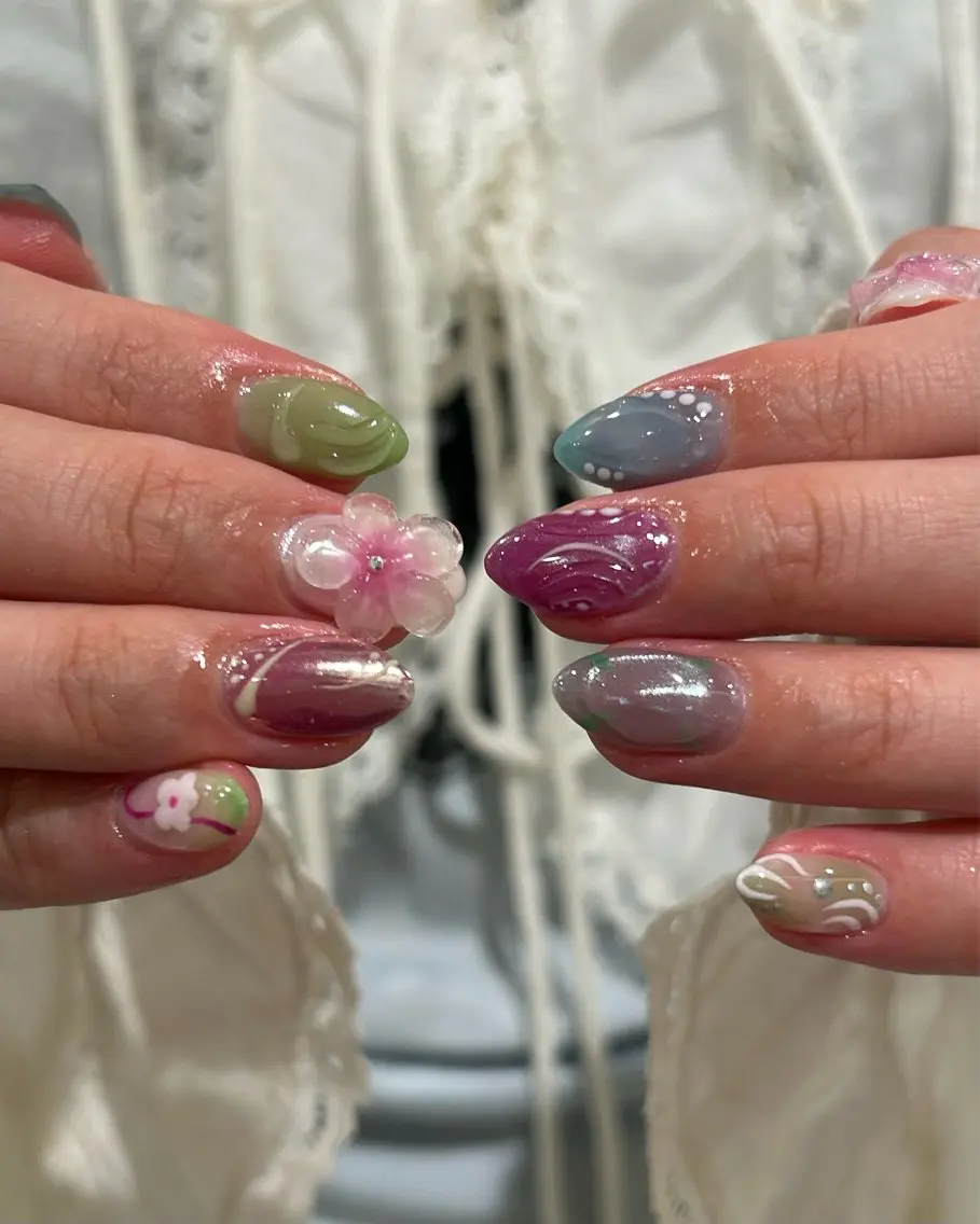 ネイル アートネイル 持ち込み 2me（ツメ） ♡ NENEのネイルデザイン