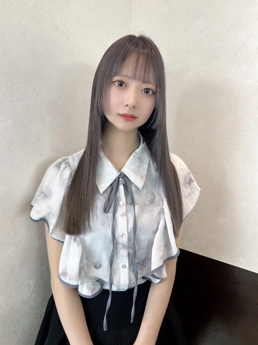 ロング ヘアカラー トリートメント 青木 優遂のヘアスタイル