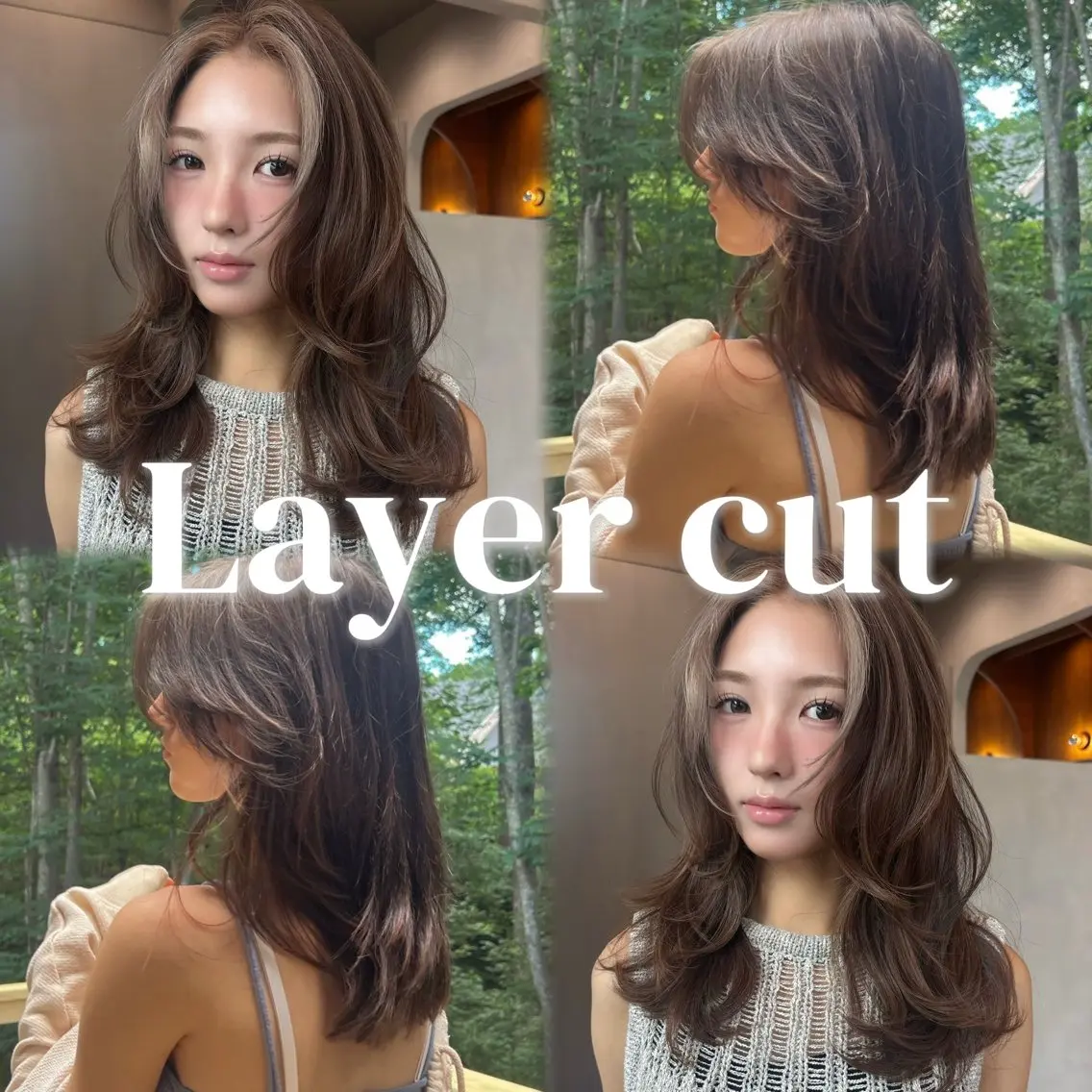 セミロング カラー カット ヘアカラー トリートメント レイヤー/ボブ/縮毛 矯正♥️manamiのヘアスタイル