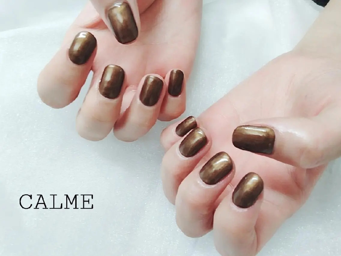 ネイル ワンカラーネイル CALME ♡のネイルデザイン