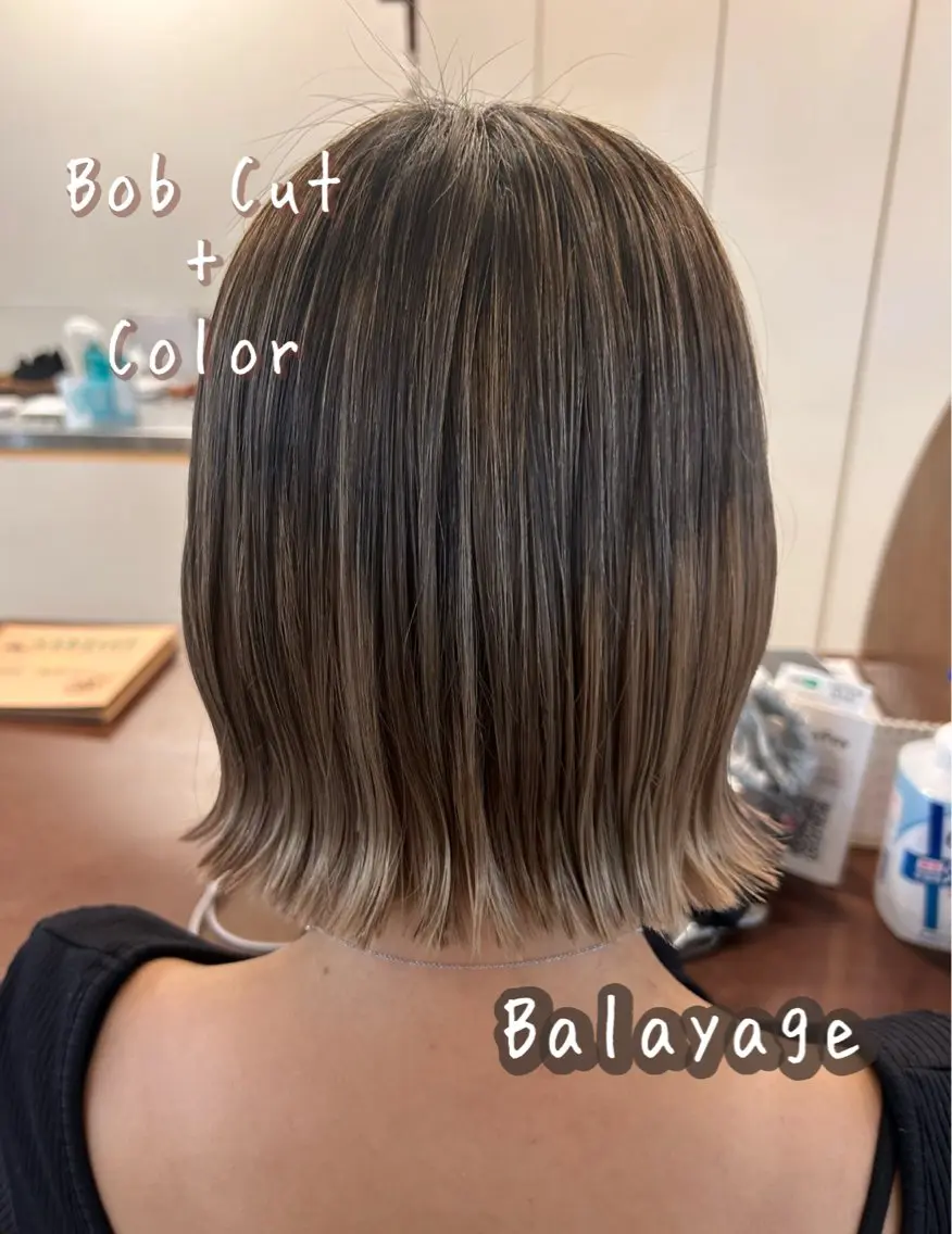 ショート カラー カット ヘアカラー 五十嵐 未悠のヘアスタイル