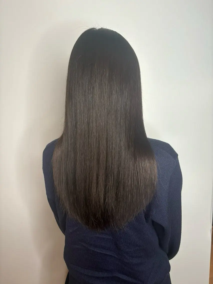 ロング よしなり あみのヘアスタイル