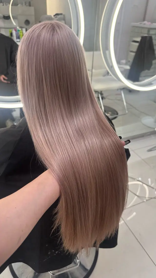 カラー ヘアカラー トリートメント ヘアセット ANN GAGA 心斎橋/ハイトーンのヘアスタイル