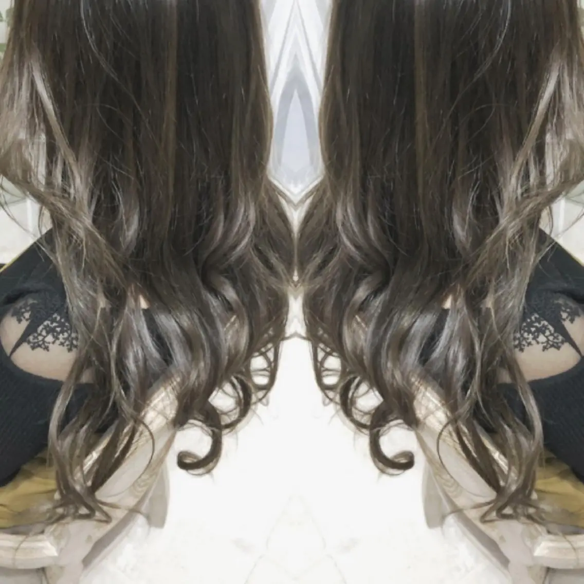 ロング ヘアアレンジ カラー アッシュ See by merの眉毛・アイブロウイメージ