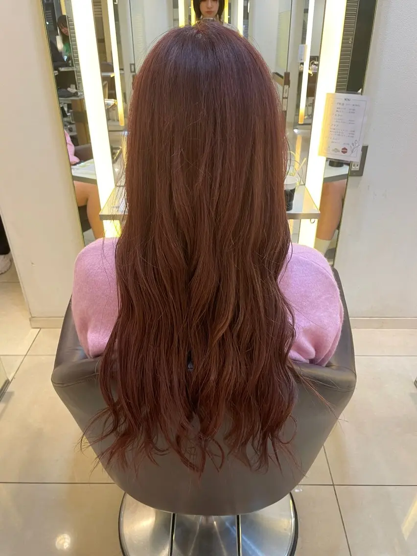 ロング MARIN🦋/ 韓国ヘア×艶カラーのヘアスタイル