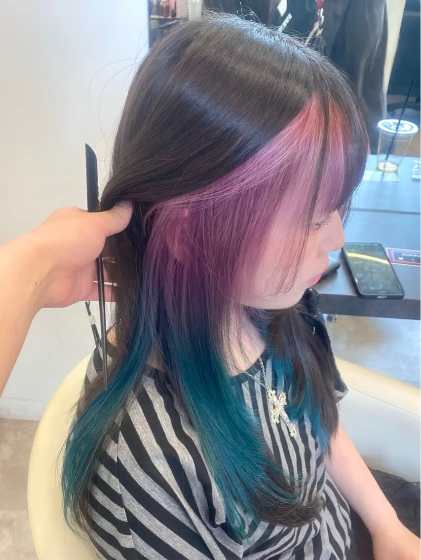 カラー ヘアカラー 透明感カラー/髪質 改善🎀suzukaのヘアスタイル