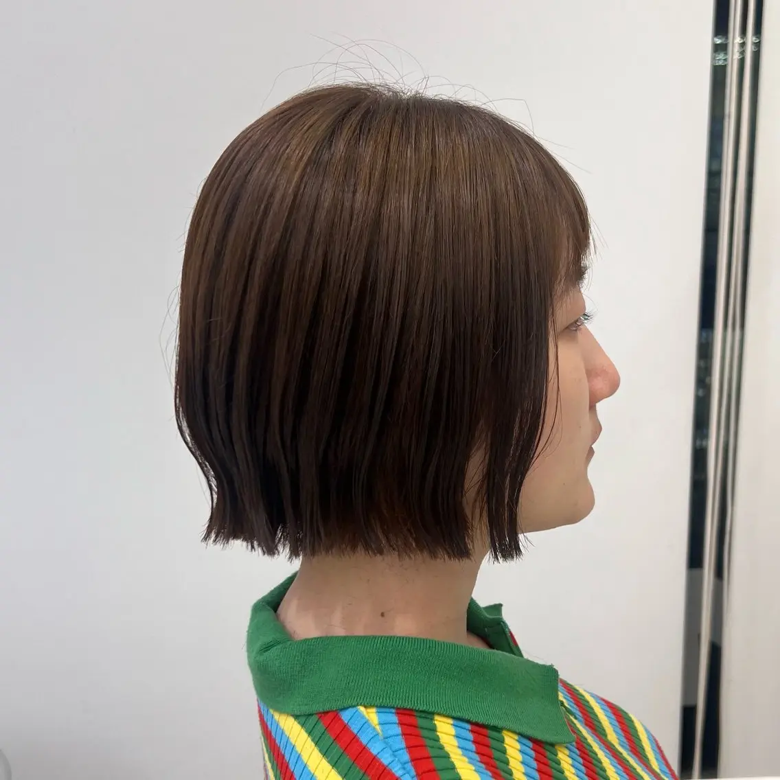 ショート カラー ブラウンカラー ボブ 外ハネヘア カット ヘアカラー ショート/ メンズ 🌿‬narumiのヘアスタイル