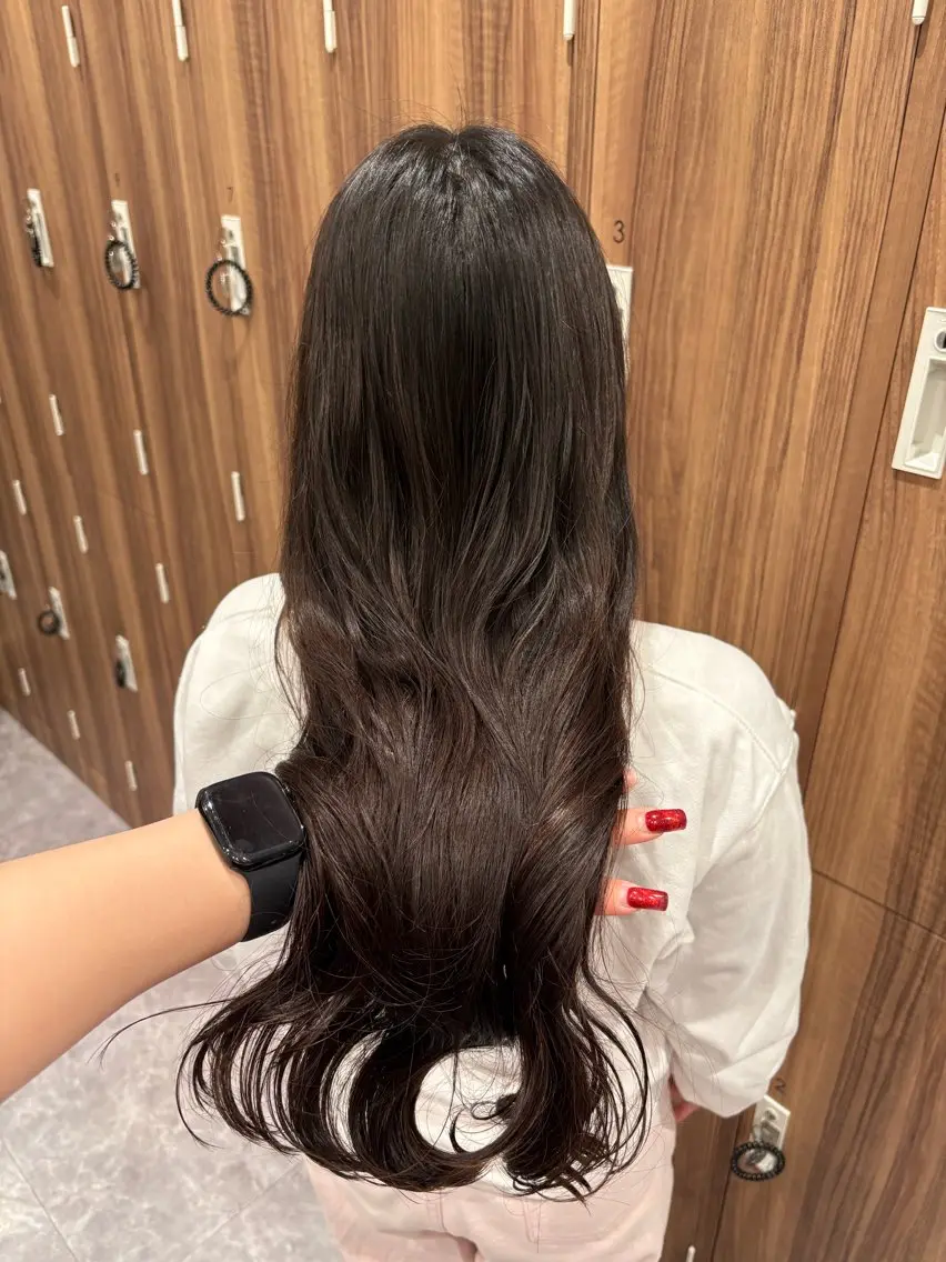 ロング パーマ パーマ Ash西葛西 今井のヘアスタイル