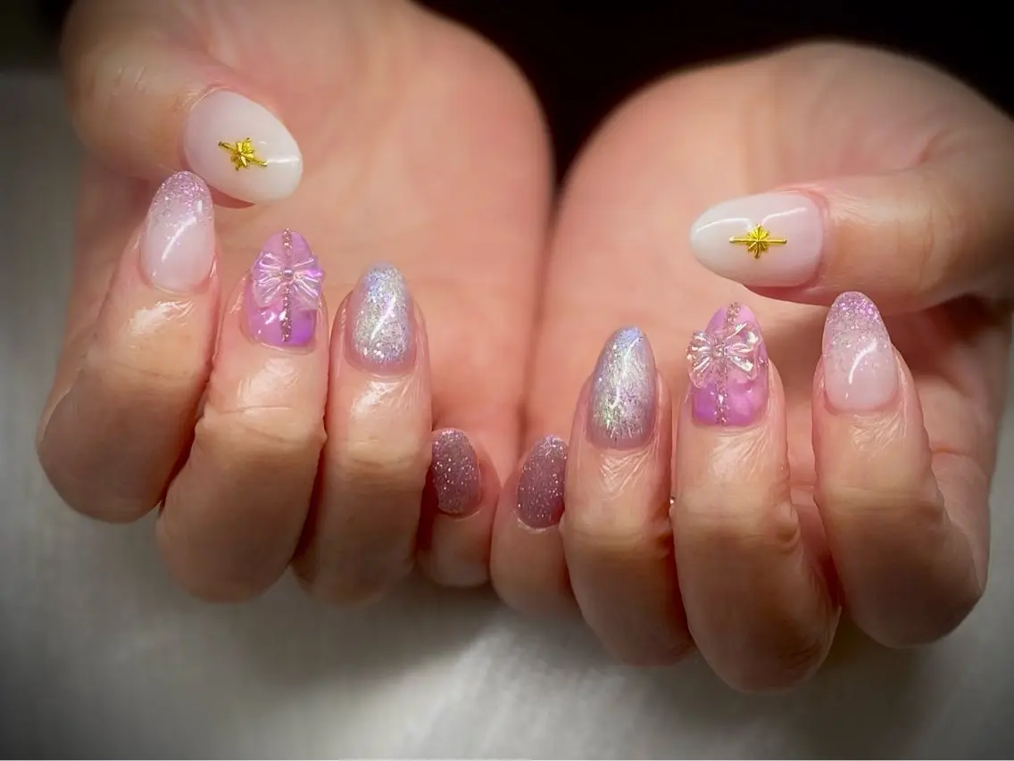 ネイル ハンドネイル LingK/nail 高士 翔子のネイルデザイン
