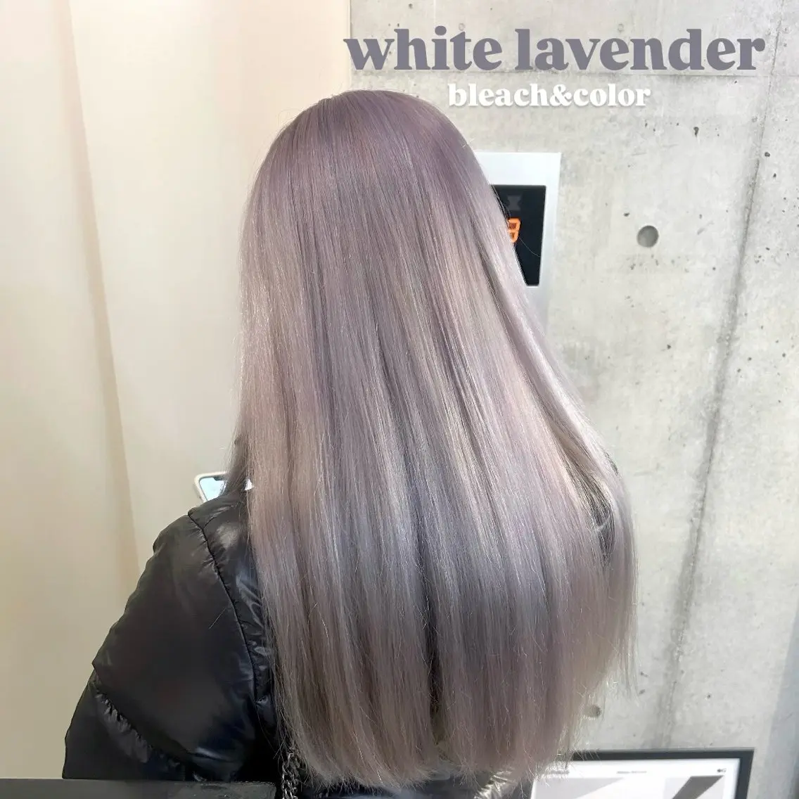 セミロング カラー ブリーチ watanabe Yuukaのヘアスタイル