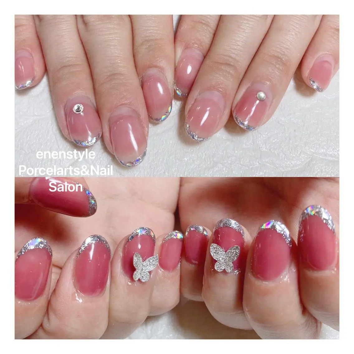 ミディアム ネイル 🐾enen style 🐾のネイルデザイン