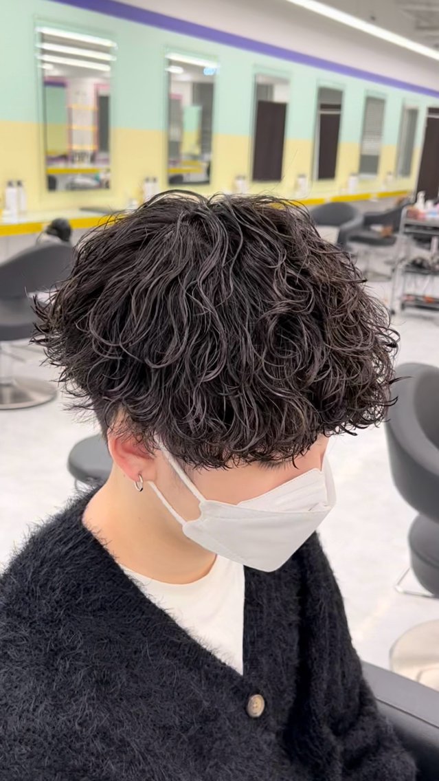 パーマ メンズ カット パーマ 【横浜メンズ 特化美容師】昇陽のヘアスタイル