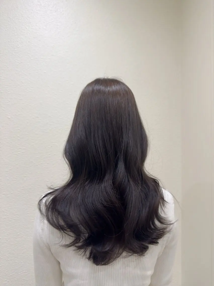 ロング カラー 🤍韓国大人っぽ ベージュMAI🤍のヘアスタイル