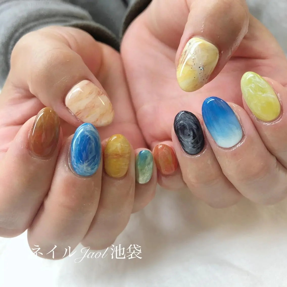 ショート ネイルJaol 池袋のネイルデザイン
