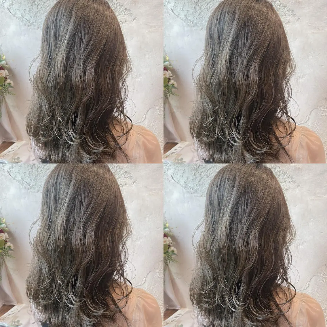 セミロング 韓国風ヘア✻透明感 カラー✻yukaのヘアスタイル