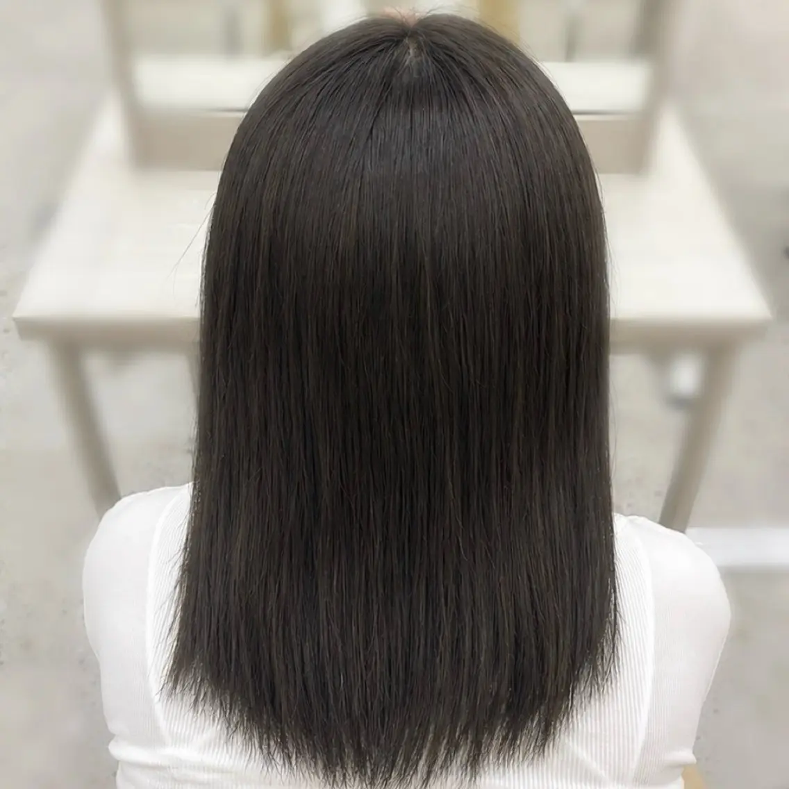 ミディアム カラー 透明感カラー ヘアカラー トリートメント coco_ mahiroのヘアスタイル