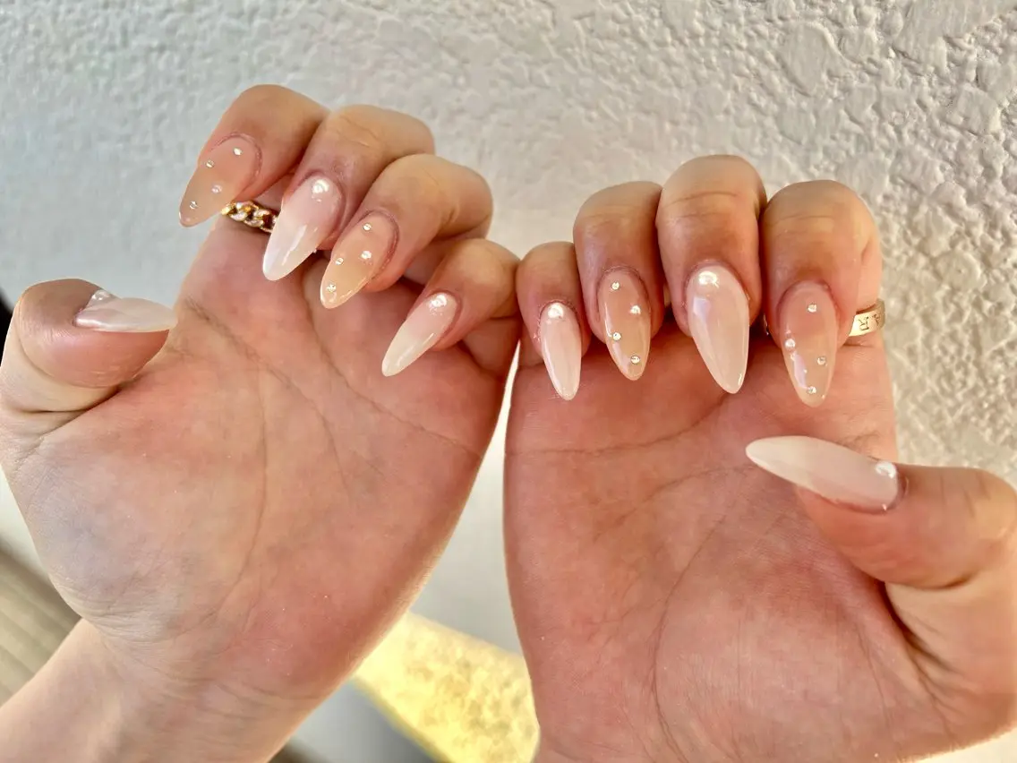ロング ネイル ハンドネイル フットネイル ✴︎ Delightのネイルデザイン