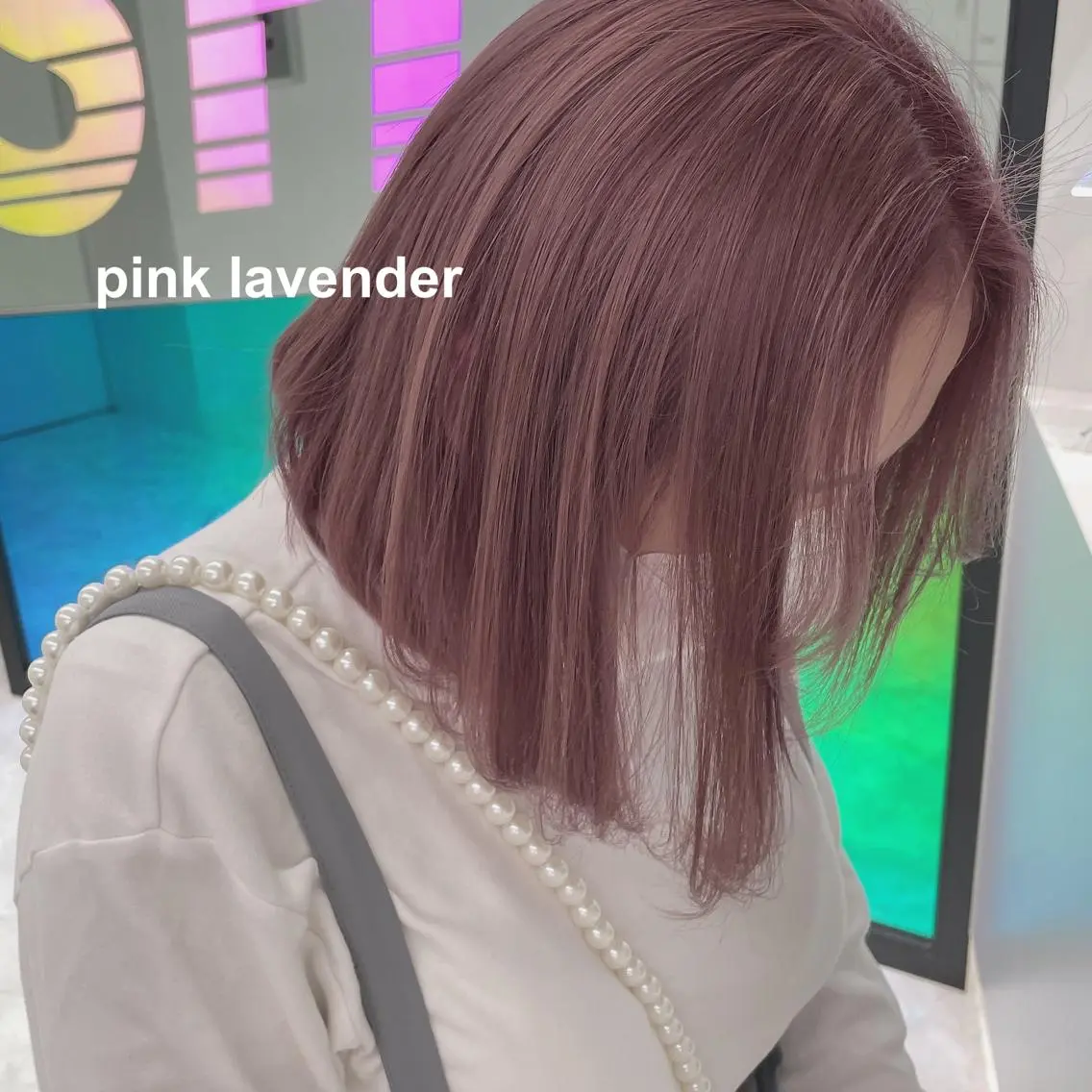 ミディアム カラー ヘアカラー 💗🤍透明感カラー 🤍💗kanonのヘアスタイル