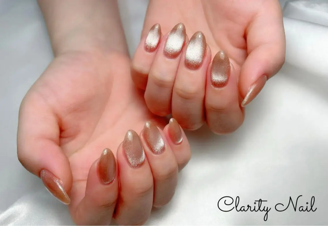 ネイル マグネットネイル ワンカラーネイル ハンドネイル Clarity Nailのネイルデザイン